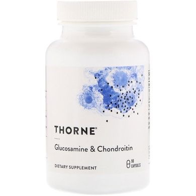 Thorne Research, Глюкозамін та хондроїтин, 90 капсул (THR-76702), фото