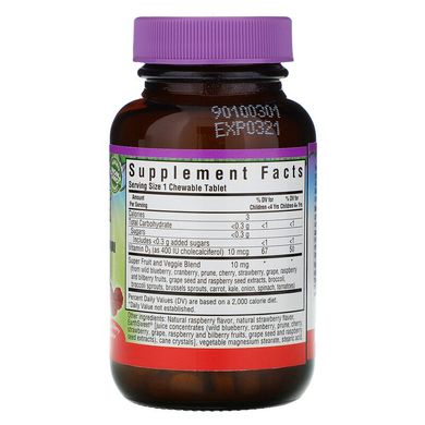 Bluebonnet Nutrition, Rainforest Animalz, вітамін D3 з натуральним ягідним смаком, 400 МО, 90 жувальних таблеток (BLB-00194), фото