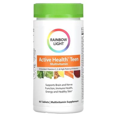 Rainbow Light, Active Health, для підлітків, 90 таблеток (RLT-11202), фото