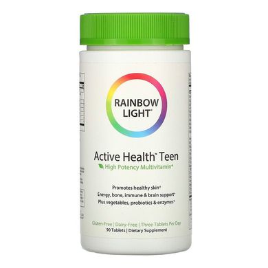 Rainbow Light, Active Health, для подростков, 90 таблеток (RLT-11202), фото