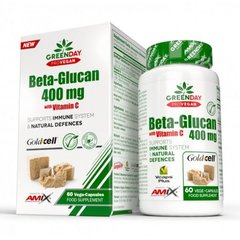 Amix, GreenDay ProVegan BetaGlucan, 400 мг, 60 веганських капсул (819338), фото