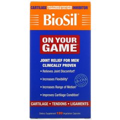BioSil by Natural Factors, BioSil, On Your Game, 120 вегетарианских капсул (NFS-39173), фото