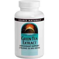 Зеленый чай экстракт (Green Tea Extract), Source Naturals, 60 таб., (SNS-00882), фото