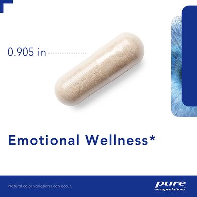 Емоційне Здоров'я, Emotional Wellness, Pure Encapsulations, 60 капсул, (PE-01024), фото