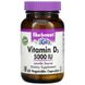 Bluebonnet Nutrition BLB-00368 Bluebonnet Nutrition, Витамин D3, 5000 МЕ, 60 растительных капсул (BLB-00368) 1
