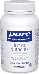 Мультивітаміни для дітей, Junior Nutrients, Pure Encapsulation, 120 капсул, (PE-01317), фото