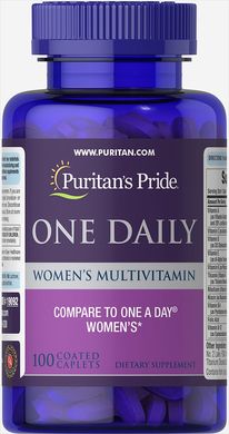 Мультивітаміни для жінок, Women's Multivitamin, Puritan's Pride, 1 в день, 100 капсул (PTP-19092), фото