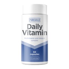 Pure Gold, Daily Vitamin, Щоденний вітамін, 60 капсул (PGD-90806), фото