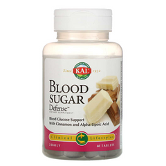 Регулирование содержания сахара в крови, Blood Sugar Defense, KAL, 60 таблеток (CAL-67204), фото