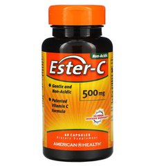 American Health, Ester C, 500 мг, 60 капсул (AMH-16985), фото