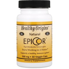 Healthy Origins, EpiCor, 500 мг, 30 вегетарианских капсул (HOG-57884), фото