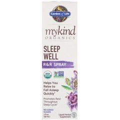 Garden of Life, MyKind Organics, Sleep Well, спрей для улучшения качества сна, 58 мл (GOL-12321), фото