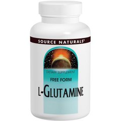 Глютамин, L-Glutamine, Source Naturals, 500 мг, 100 таблеток (SNS-00127), фото