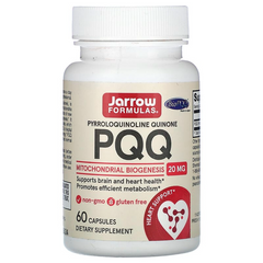 Jarrow Formulas, PQQ, пирролохинолинхинон, 20 мг, 60 капсул (JRW-12034), фото
