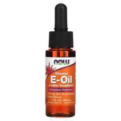 Now Foods, натуральна олія з вітаміном E, антиоксидантний захист, 30 мл (NOW-00920), фото
