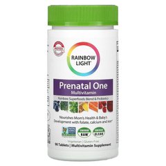 Rainbow Light, Prenatal One, мультивитамины для беременных, 90 таблеток (RLT-10972), фото