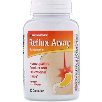 NaturalCare, Reflux-Away, For Men and Women, 60 капсул (NTC-41760), фото