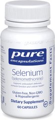 Pure Encapsulations, cеленметионин, 200 мкг, 60 капсул (PE-00238), фото