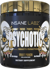 Insane Labz, Psychotic GOLD, 35 порций, Fruit Punch, 204 г (INL-58538), фото