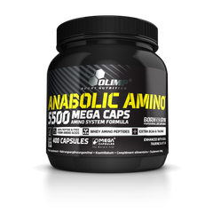 Olimp Nutrition, Anabolic amino 5500 mega, 400 капсул (103108), фото