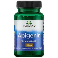 Swanson, Вітаміни для простати, Апігенін (Apigenin), 50 мг, 90 капсул (SWV-02375), фото