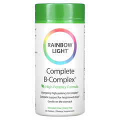Rainbow Light, Комплекс витамина B полного спектра, пищевая формула, 90 таблеток (RLT-10031), фото