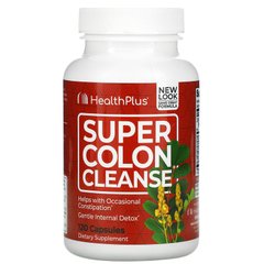 Health Plus, Super Colon Cleanse, превосходное средство для очищения толстой кишки, 120 капсул (HPI-08764), фото