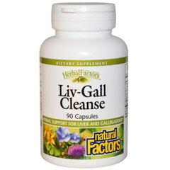 Поддержка печени (Liv-Gall Cleanse), Natural Factors, 90 капсул (NFS-04645), фото