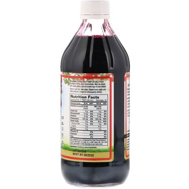 Журавлинний концентрат, Cranberry Juice, Dynamic Health, рідкий, 473 мл (DNH-10015), фото