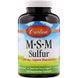 Carlson CAR-08722 Carlson Labs, MSM Sulfur, 1000 мг, 180 вегетарианских капсул (CAR-08722) 1