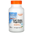 Doctor's Best, N-ацетилцистеин (NAC) для регуляции процесса детоксикации, 180 вегетарианских капсул (DRB-00517)