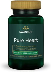 Поддержка сердечно-сосудистой системы, Ultra Pure Heart, Swanson, 60 вегетарианских капсул (SWV-21049), фото