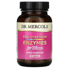 Dr. Mercola, Ферменти повного спектру для жінок, Full Spectrum Enzymes for Women, 90 капсул (MCL-03091), фото