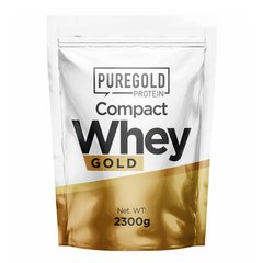 Pure Gold, Compact Whey Protein, сироватковий протеїн, зі смаком білого шоколаду та малини, 2300 г (PGD-90987), фото