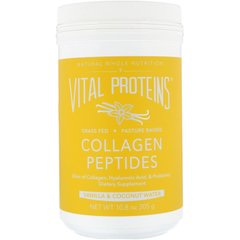 Пептиды коллагена, Collagen Peptides, Vital Proteins, ваниль + кокосовая вода, порошок, 305 г (VTP-00534), фото