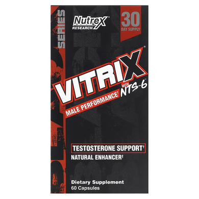 Nutrex Research, Black Series, Vitrix с NTS-6, 60 капсул (NRX-02942), фото