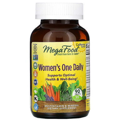 Вітаміни для жінок (Multivitamin Mineral), MegaFood, 90табл, (MGF-10285), фото