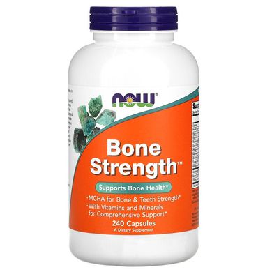 Now Foods, Bone Strength, підтримка здоров'я кісток, 240 капсул (NOW-01229), фото