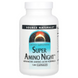 Source Naturals SNS-00111 Source Naturals, Super Amino Night, формула з амінокислотами, нічна, 120 капсул (SNS-00111) 1