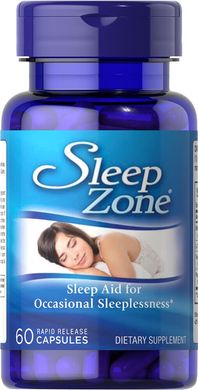 Комплекс для сну Puritan's Pride, Sleep Zone® 60 капсул (PTP-34732), фото