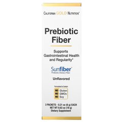 California Gold Nutrition, пребиотическая клетчатка, 3 пакетика, по 6 г (CGN-02034), фото
