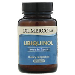 Dr. Mercola, убихінол, 100 мг, 30 капсул (MCL-01162), фото