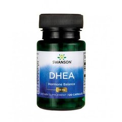 ДГЭА (дегидроэпиандростерон), Ultra DHEA, Swanson, 50 мг, 120 капсул (SWV-02261), фото
