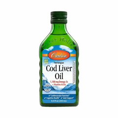 Масло печінки тріски, Norwegian Cod Liver Oil Omega-3 EPA / DHA, Carlson Labs, 250 мл (CAR-13610), фото