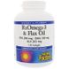 Natural Factors NFS-03579 Льняное масло, RxOmega-3 & Flax Oil, Natural Factors, 120 гелевых капсул (NFS-03579) 1