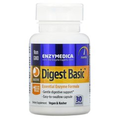 Enzymedica, Digest Basic, формула с основными ферментами, 30 капсул (ENZ-29050), фото
