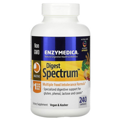 Enzymedica, Digest Spectrum, ферменти для травлення, 240 капсул (ENZ-29173), фото