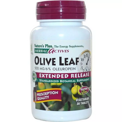 Nature's Plus, Herbal Actives, Olive Leaf, Extended Release, 30 таблеток (NAP-07346), фото