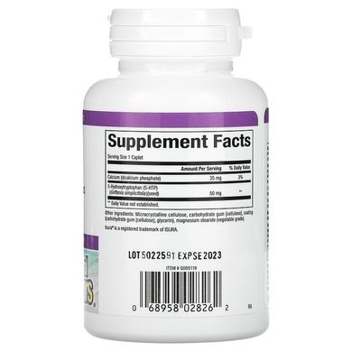 Natural Factors, 5-гідрокситриптофан, 50 мг, 60 капсул з уповільненим вивільненням (NFS-02826), фото