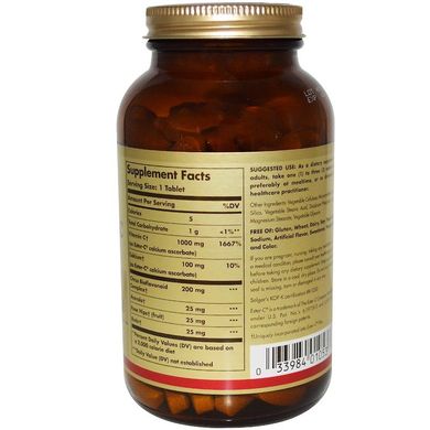 Solgar, Ester-C Plus, Витамин С, сложноэфирный, 180 таблеток (SOL-01053), фото